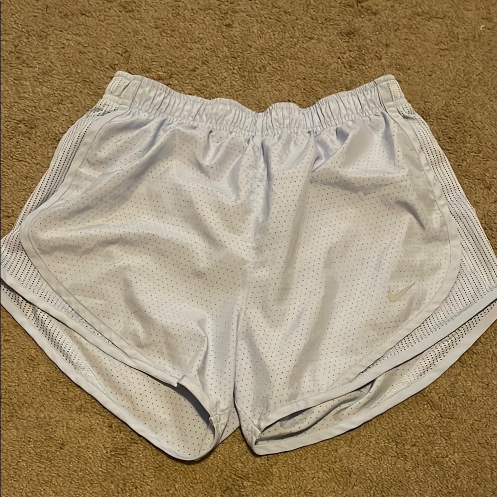 Nike Women's White Athletic Shorts